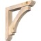 Ekena Millwork Imperial Slat Smooth Bracket w/ Offset Brace, Douglas Fir, 5 1/2"W x 30"D x 30"H BKT0604X30X30IMP06SDF - alternate 1